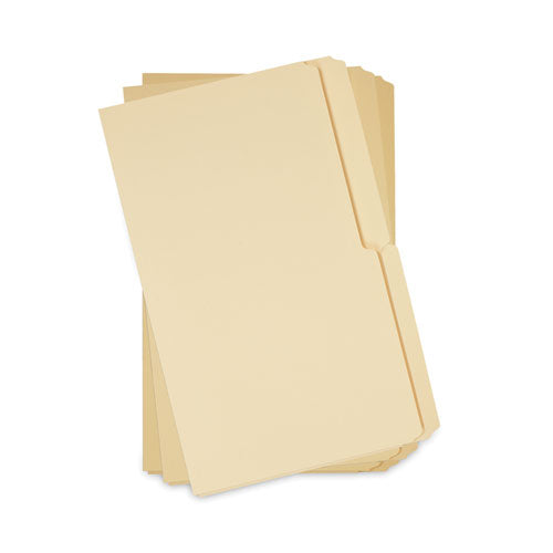 Top Tab File Folders, 1/2-cut Tabs: Assorted, Legal Size, 0.75