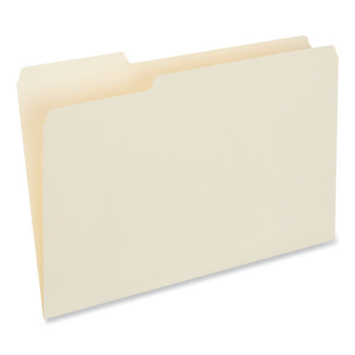 Top Tab File Folders, 1/3-cut Tabs: Left Position, Legal Size, 0.75