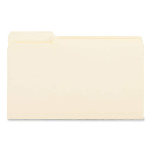 Top Tab File Folders, 1/3-cut Tabs: Left Position, Legal Size, 0.75