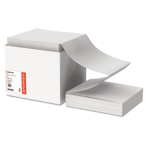 Printout Paper, 1-part, 0.5" Standard Perforation, 20 Lb Bond Weight, 9.5 X 11, White, 2,400/carton