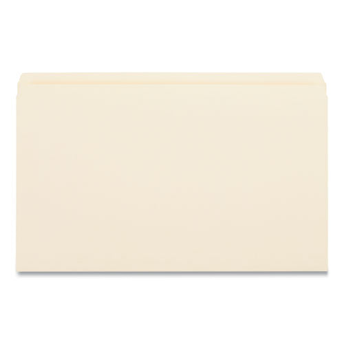 Double-ply Top Tab Manila File Folders, Straight Tabs, Legal Size, 0.75