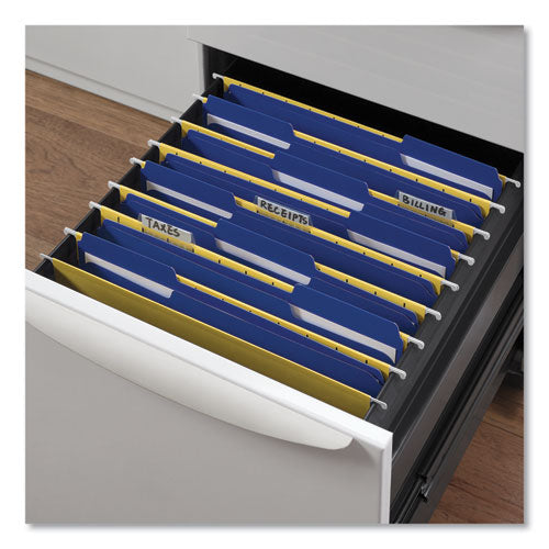 Reinforced Top-tab File Folders, 1/3-cut Tabs: Assorted, Letter Size, 1