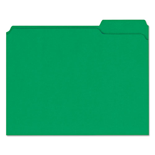 Reinforced Top-tab File Folders, 1/3-cut Tabs: Assorted, Letter Size, 1