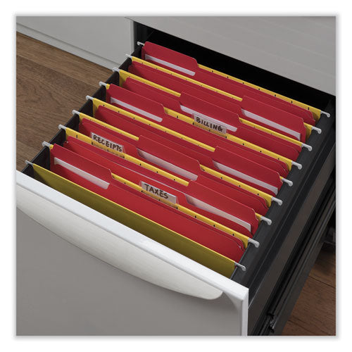 Reinforced Top-tab File Folders, 1/3-cut Tabs: Assorted, Letter Size, 1