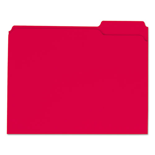 Reinforced Top-tab File Folders, 1/3-cut Tabs: Assorted, Letter Size, 1