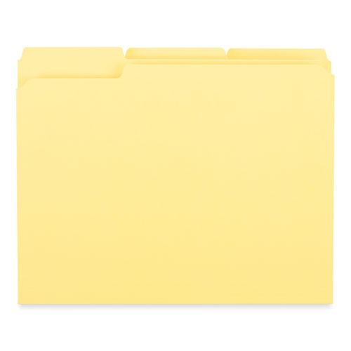 Reinforced Top-tab File Folders, 1/3-cut Tabs: Assorted, Letter Size, 1