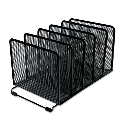 Deluxe Mesh Stacking Sorter, 5 Sections, Letter To Legal Size Files, 14.63
