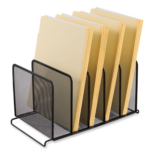 Deluxe Mesh Stacking Sorter, 5 Sections, Letter To Legal Size Files, 14.63