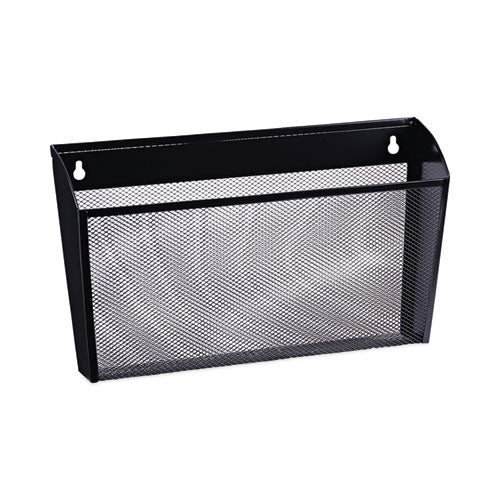 Mesh Three-pack Wall Files, 3 Sections, Letter Size, 14.13