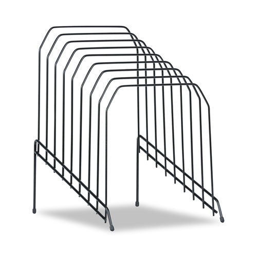 Wire Tiered File Sorter, 8 Sections, Letter To Legal Size Files, 8