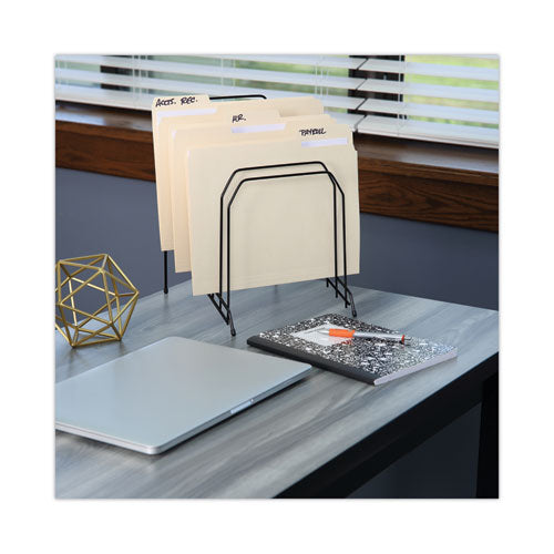 Wire Tiered File Sorter, 8 Sections, Letter To Legal Size Files, 8