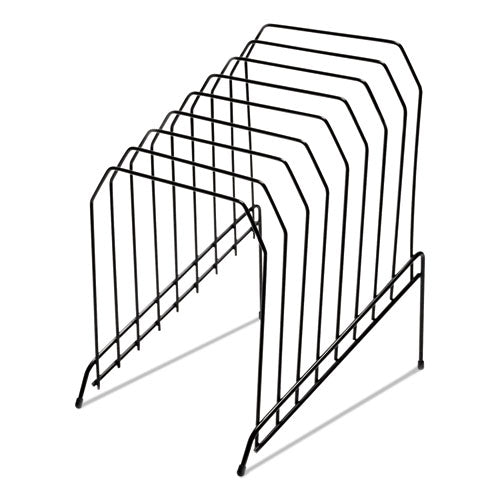 Wire Tiered File Sorter, 8 Sections, Letter To Legal Size Files, 8