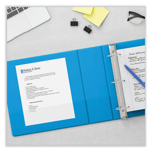 Slant D-ring View Binder, 3 Rings, 0.5