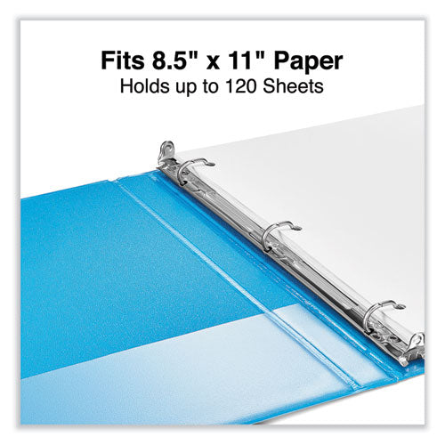 Slant D-ring View Binder, 3 Rings, 0.5