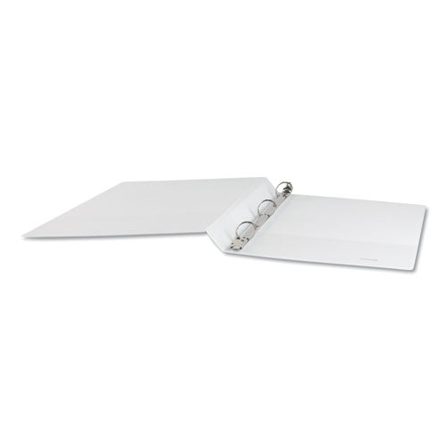 Deluxe Round Ring View Binder, 3 Rings, 1