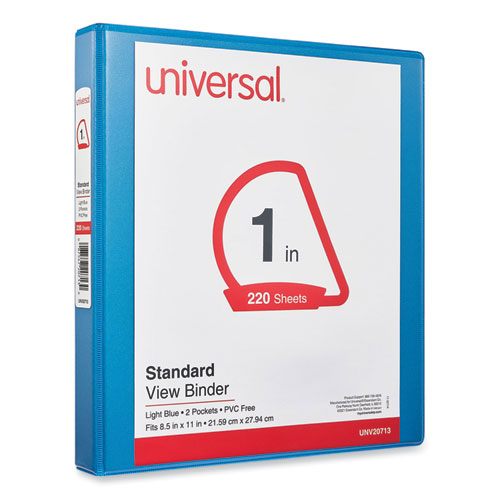 Slant D-ring View Binder, 3 Rings, 1