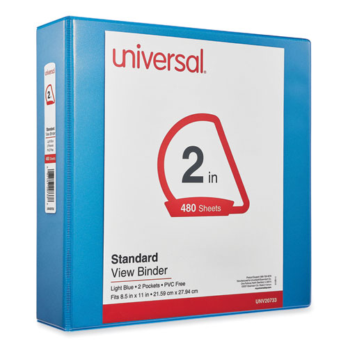 Slant D-ring View Binder, 3 Rings, 2