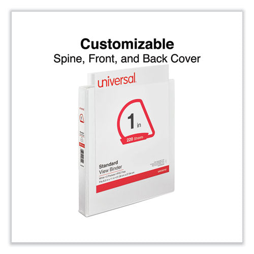 Slant D-ring View Binder, 3 Rings, 1