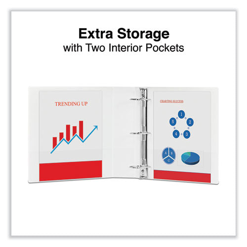 Slant D-ring View Binder, 3 Rings, 2