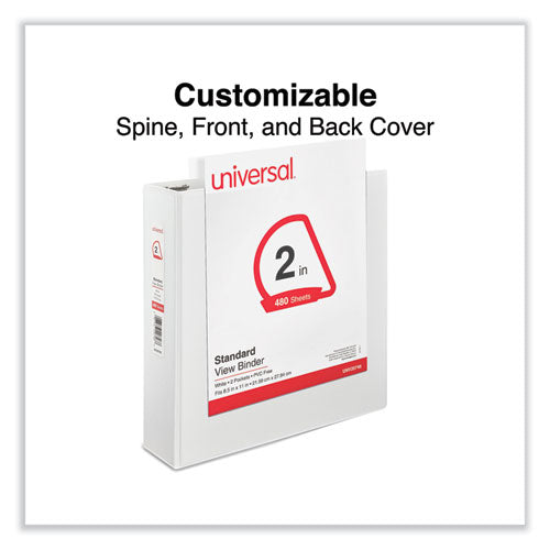 Slant D-ring View Binder, 3 Rings, 2