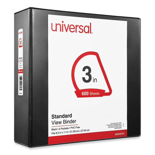 Slant D-ring View Binder, 3 Rings, 3