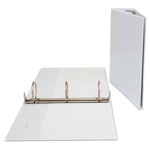 Deluxe Round Ring View Binder, 3 Rings, 3