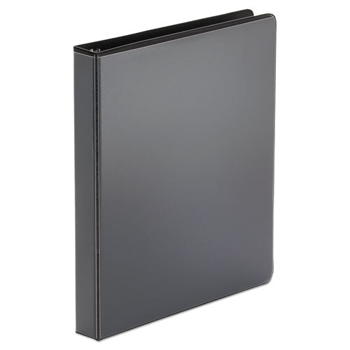 Economy Round Ring View Binder, 3 Rings, 1" Capacity, 11 X 8.5, Black