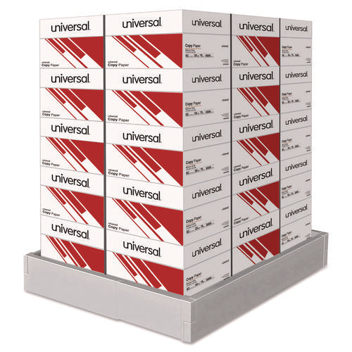 Legal Size Copy Paper, 92 Bright, 20 Lb Bond Weight, 8.5 X 14, White, 500 Sheets/ream, 10 Reams/carton, 30 Cartons/pallet