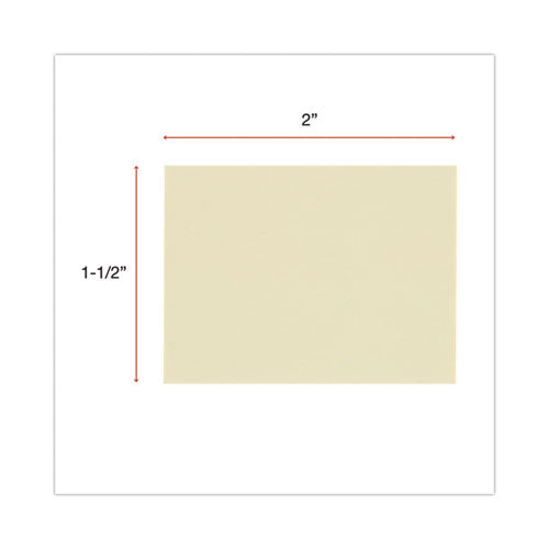 Recycled Self-stick Note Pads, 1.5
