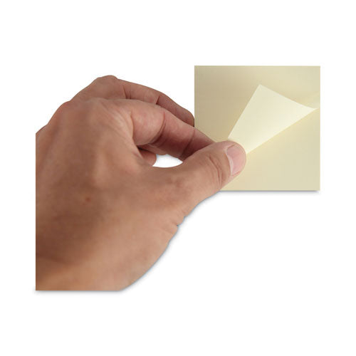 Recycled Self-stick Note Pads, 3