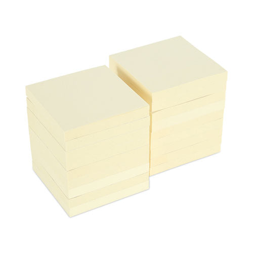 Recycled Self-stick Note Pads, 3
