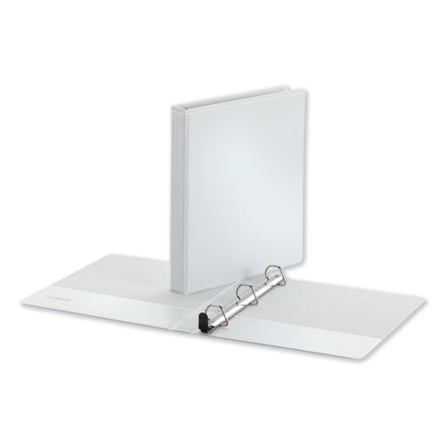 Deluxe Easy-to-open D-ring View Binder, 3 Rings, 1
