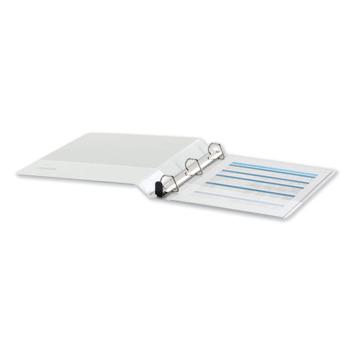 Deluxe Easy-to-open D-ring View Binder, 3 Rings, 1