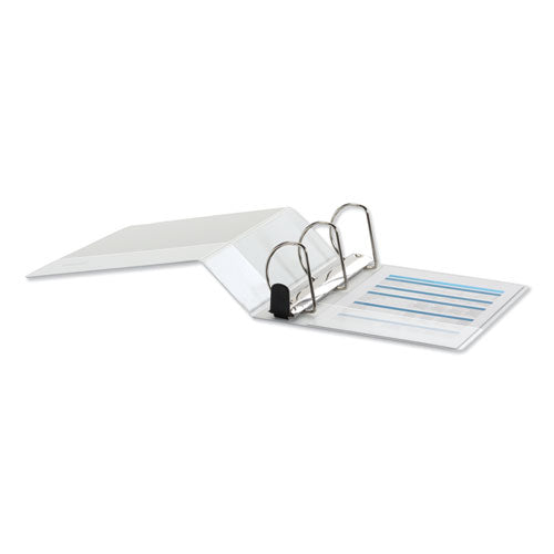 Deluxe Easy-to-open D-ring View Binder, 3 Rings, 4