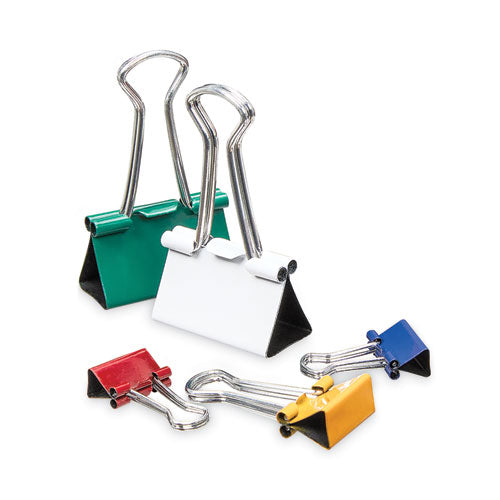 Binder Clips With Storage Tub, (12) Mini (0.5