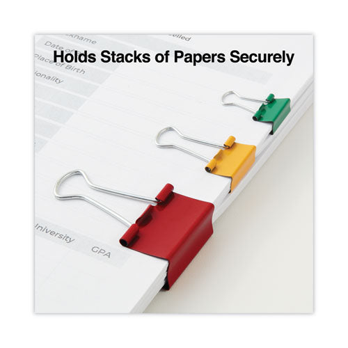 Binder Clips With Storage Tub, (12) Mini (0.5