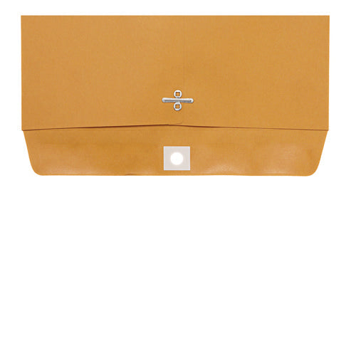 Kraft Clasp Envelope, #98, Square Flap, Clasp/gummed Closure, 10 X 15, Brown Kraft, 100/box