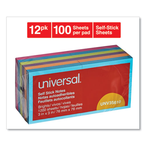 Self-stick Note Pads, 3