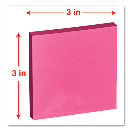 Fan-folded Self-stick Pop-up Note Pads, 3