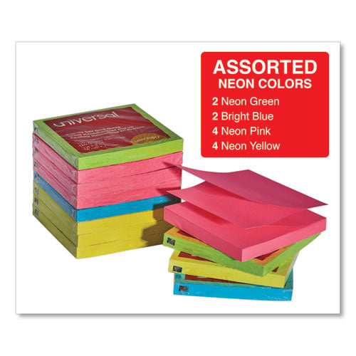 Fan-folded Self-stick Pop-up Note Pads, 3