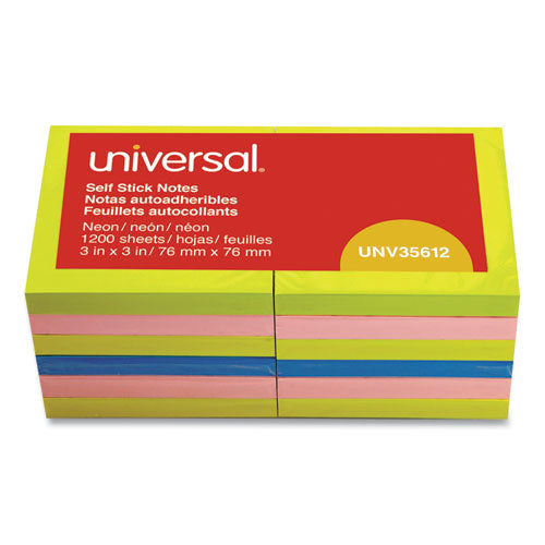 Fan-folded Self-stick Pop-up Note Pads, 3