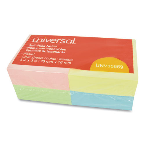 Self-stick Note Pads, 3