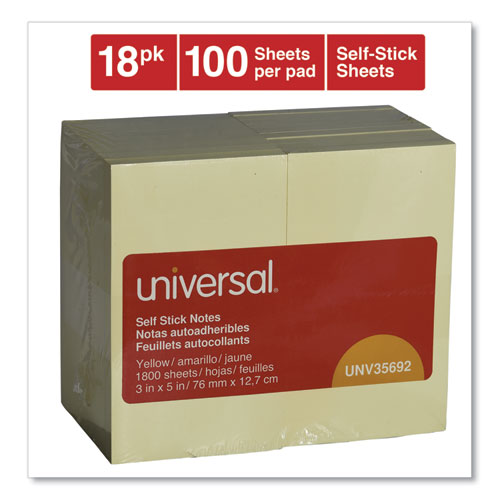 Self-stick Note Pad Value Pack, 3