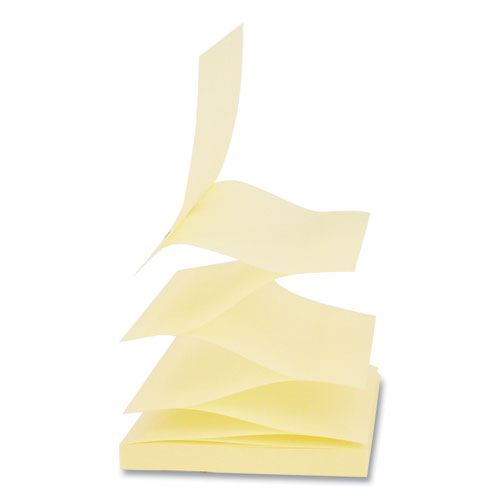 Fan-folded Self-stick Pop-up Note Pads Cabinet Pack, 3