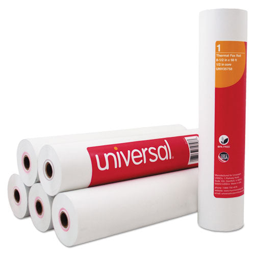 Direct Thermal Printing Fax Paper Rolls, 0.5