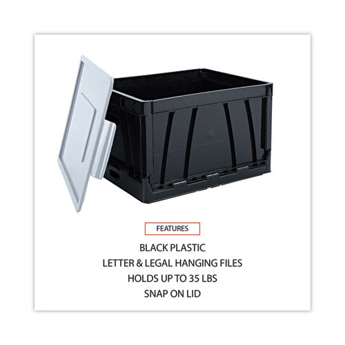 Collapsible Crate, Letter/legal Files, 17.25