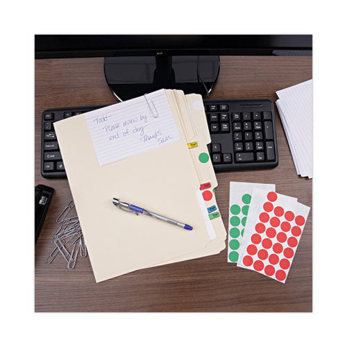 Self-adhesive Removable Color-coding Labels, 0.75