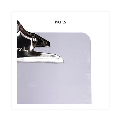 Plastic Clipboard With High Capacity Clip, 1.25