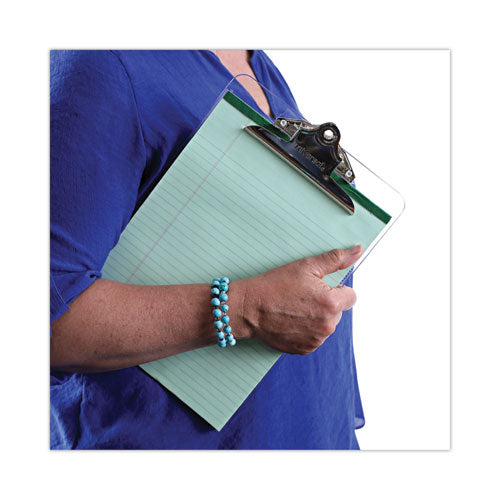 Plastic Clipboard With High Capacity Clip, 1.25