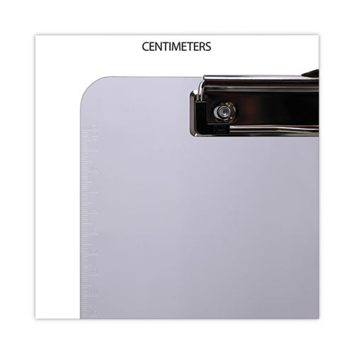 Plastic Clipboard With Low Profile Clip, 0.5